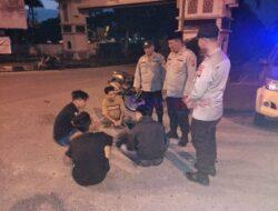Cegah Balap Liar dan Kejahatan C3, Polsek Pangkalan Kerinci Gelar Patroli Subuh