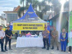 Polsek Pangkalan Kuras Sediakan Posko Ngopi Gratis untuk Pemudik