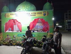 Antisipasi Kejahatan Selama Ramadhan, Polsek Pangkalan Kerinci Laksanakan Patroli Subuh
