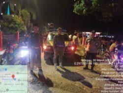 Polsek Bunut Amankan Pawai Takbir Keliling Menyambut Hari Raya Idul Fitri 1446 H