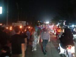 Pawai Takbiran Pangkalan Kuras Berjalan Lancar, Polsek Pastikan Lalu Lintas Tertib