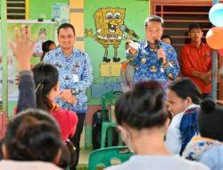 Bupati Humbahas Tinjau Pelaksanaan Program PENARI di Desa Tapian Nauli Kec. Lintongnihuta