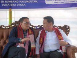 Bupati Humbahas Hadiri Penyerapan Aspirasi Masyarakat Anggota MPR Sabam Sinaga di Kec. Lintongnihuta
