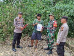 Cegah Karhutla, Polsek Pangkalan Lesung Sosialisasikan Larangan Pembakaran Lahan
