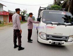 Cegah Kejahatan, Polsek Kerumutan Lakukan Patroli Rutin di Area Rawan