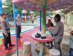 Cegah Kejahatan, Polsek Pangkalan Kerinci Patroli di Grand Hotel Selama Liburan Idul Fitri