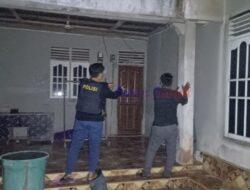 Patroli Rumah Kosong Polsek Kerumutan, Mencegah Tindak Pidana Saat Mudik