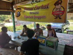 Polsek Langgam Gelar Jumat Curhat, Mendengarkan Keluhan Masyarakat