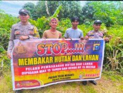 Polsek Teluk Meranti Sebar Maklumat Kapolda Riau, Cegah Karhutla
