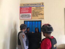 Pengecekan Tahanan dan Rutan, Polsek Kerumutan Berikan Jaminan Keamanan