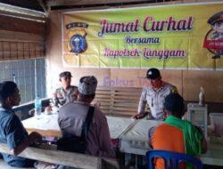 Polsek Langgam Gelar Jumat Curhat, Warga Sampaikan Keluhan Soal Narkoba hingga Pencurian Sawit