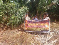 Cegah Karhutla, Polsek Kuala Kampar Laksanakan Patroli dan Edukasi ke Masyarakat