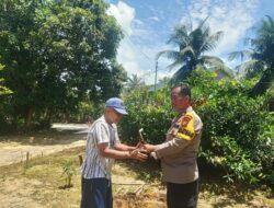 Polsek Pangkalan Kuras Gelar DDS Sambang Warga di Simpang Bunut