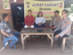 “Jum’at Curhat” Polsek Kuala Kampar, Warga Bebas Sampaikan Keluh Kesah