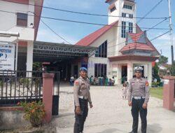 4.000 Jemaat Rayakan Paskah, Polsek Pangkalan Kerinci Jamin Keamanan