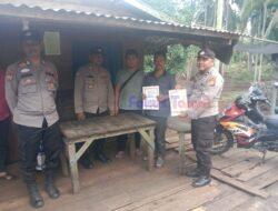 Sosialisasi Karhutla, Polsek Kuala Kampar Dorong Masyarakat untuk Jaga Lahan dari Kebakaran