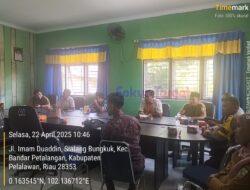 Polsek Bunut Dukung Kegiatan BNN di Desa Sialang Bungkuk, Wujudkan Situasi Aman dan Kondusif