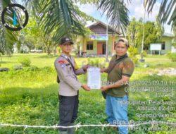 Polsek Langgam Aktif Sosialisasikan Larangan Membakar Lahan, Wujudkan Cooling System Jelang Musim Kemarau