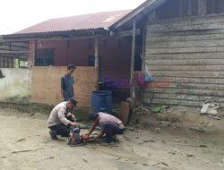 Pengecekan Alat Pemadam Karhutla di Desa Betung Pelalawan, Polisi: Semua Peralatan Siap Digunakan