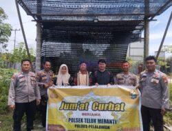 Polsek Teluk Meranti Gelar Kegiatan Jum’at Curhat, Warga Sampaikan Keluhan Terkait Remaja Nongkrong Larut Malam