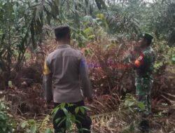 Polsek Langgam Gelar Silaturahmi dan Sosialisasi Larangan Karhutla Bersama Babinsa, Warga Diajak Aktif Jaga Kamtibmas