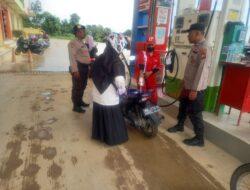Polri Patroli Pusat Keramaian dan Objek Vital di Pangkalan Kerinci, Situasi Kondusif