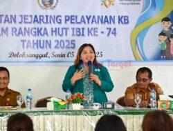 Ketua TP. PKK Humbahas Hadiri Penguatan Jejaring Pelayanan KB Dalam Rangka HUT IBI Ke-74