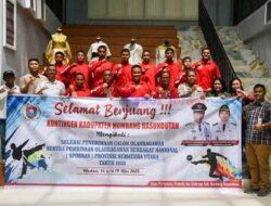 Bupati Humbahas Berangkatkan Kontingen Kab. Humbahas Ikuti Seleksi SPOBDA/SPOBNAS di Medan