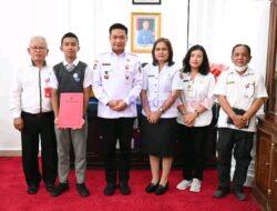 Bupati Humbahas Terima Audiensi Putra Humbahas Perwakilan Indonesia dalam Singapore International Math Olympiad Challenge (SIMOC)