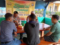 Polsek Pangkalan Lesung Dengar Keluhan Warga melalui Program Jum’at Curhat