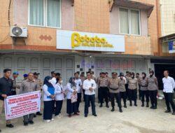 Polisi Kawal Ketat Eksekusi Lahan Ruko di Pangkalan Kerinci, Proses Berjalan Kondusif