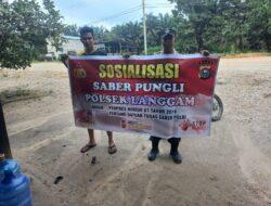 Cegah Praktik Pungli, Polsek Langgam Gencarkan Sosialisasi Saber Pungli ke Masyarakat