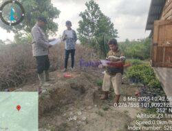 Cegah Karhutla, Bhabinkamtibmas Ukui Sosialisasikan Maklumat Kapolda Riau