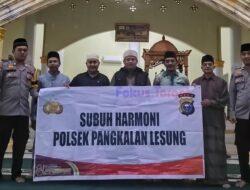 Subuh Harmoni, Polsek Pangkalan Lesung Dekatkan Diri dengan Masyarakat Melalui Shalat Bersama