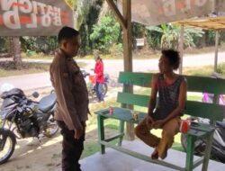 Cegah Narkoba hingga Karhutla, Bhabinkamtibmas Desa Sialang Godang Ajak Warga Jaga Kondusifitas Lingkungan