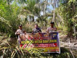 Upaya Cegah Karhutla, Polsek Teluk Meranti Sosialisasikan Maklumat Kapolda Riau