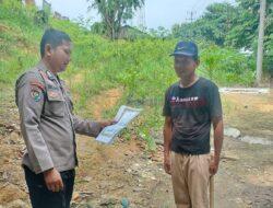 Cegah Karhutla, Polsek Pangkalan Kerinci Gencar Sosialisasi ke Masyarakat