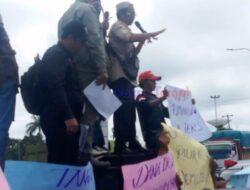 Ketua IWOI Musi Rawas, Bersama Rekan LSM Jurnalis Bersatu Mengelar Aksi Damai di Polres Musi Rawas