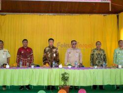 Bupati Humbahas Hadiri Pelepasan Peserta Didik PAUD Tunas Bangsa dan Sejahtera Desa Siponjot Kec. Lintongnihuta