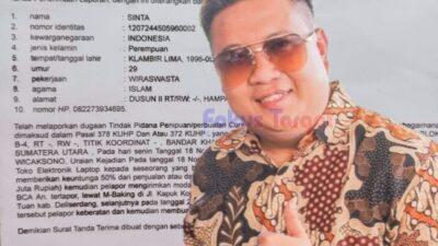 Gawat…! Warga Keturunan Tionghoa Asal Medan Gusti Wicaksono Alias (AWI) diduga Lakukan Penipuan Beberapa Warga Kota Medan Bebas Berkeliaran