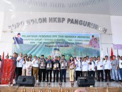 DPD Tani Merdeka Indonesia (TMI) Kabupaten Humbahas dilantik, Wakil Bupati Junita Rebeka Marbun Hadir