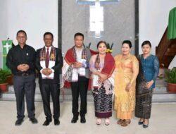 Bupati Humbang Hasundutan Hadiri Pesta Pembangunan HKBP Sinambela-Simanullang