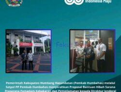 Pemkab Humbahas Sampaikan Proposal Bantuan Hibah