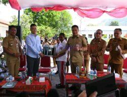 Bupati Humbahas Hadiri Penyerahan CSR PT BEL ke SMPN 007 Sinambela Baktiraja