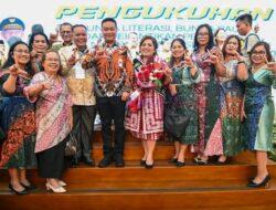 Bupati Humbahas Hadiri Pengukuhan Bunda PAUD, Bunda Literasi
