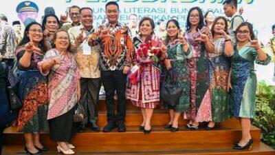 Bupati Humbahas Hadiri Pengukuhan Bunda PAUD, Bunda Literasi