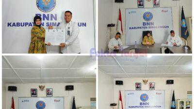 Jalin Sinergi, Rutan Tarutung Laksanakan Penandatanganan Perjanjian Kerja Sama dengan Badan Narkotika Nasional (BNN) Kab. Simalungun