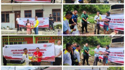 Sambut Hari Ulang Tahun Ke-80 Republik Indonesia, Rutan Tarutung Gelar Fun Walk dan Bakti Sosial Bagikan Sembako
