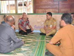 Bupati Humbahas Sambangi Rumah Op Polmar Lumban Gaol di Pollung