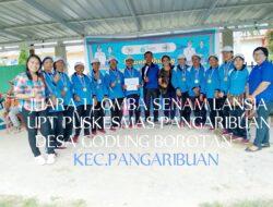 Lomba Senam Lansia Antar Desa se-Kecamatan Pangaribuan: Desa Godung Borotan Tunjukkan Prestasi Gemilang